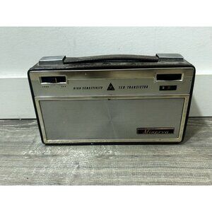 Vintage Minerva Ten Transistor High Sensitivity Portable Radio